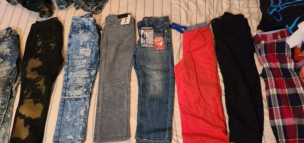 8 PIECE BOYS PANTS SIZE 5
